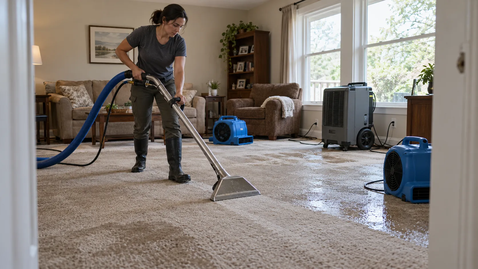 Water Extraction & Structural Drying in Raleigh, NC